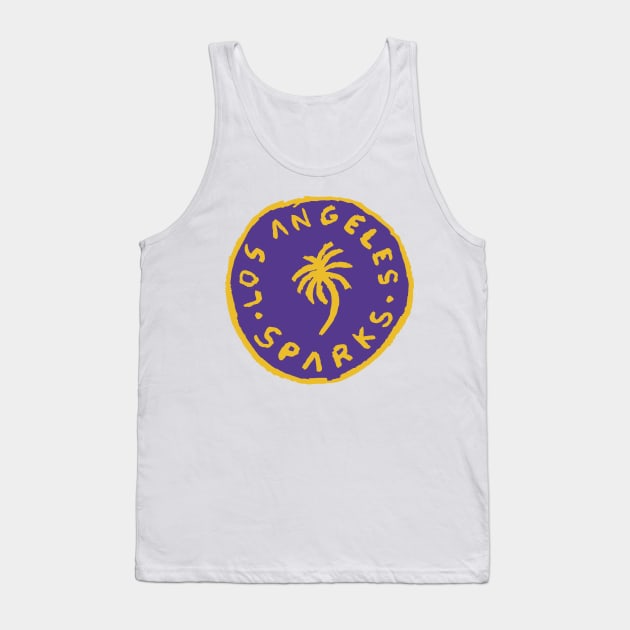 Los Angeles Spaaaarks 03 Tank Top by Very Simple Graph